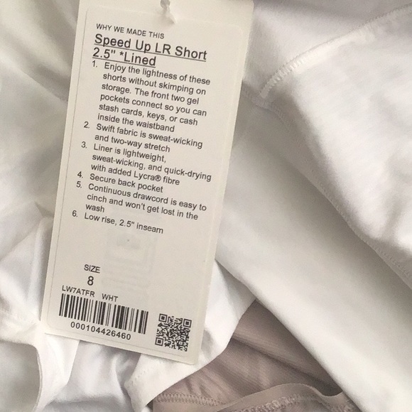 Speed Up Short 2.5” *lined, NWT - Picture 4 of 4